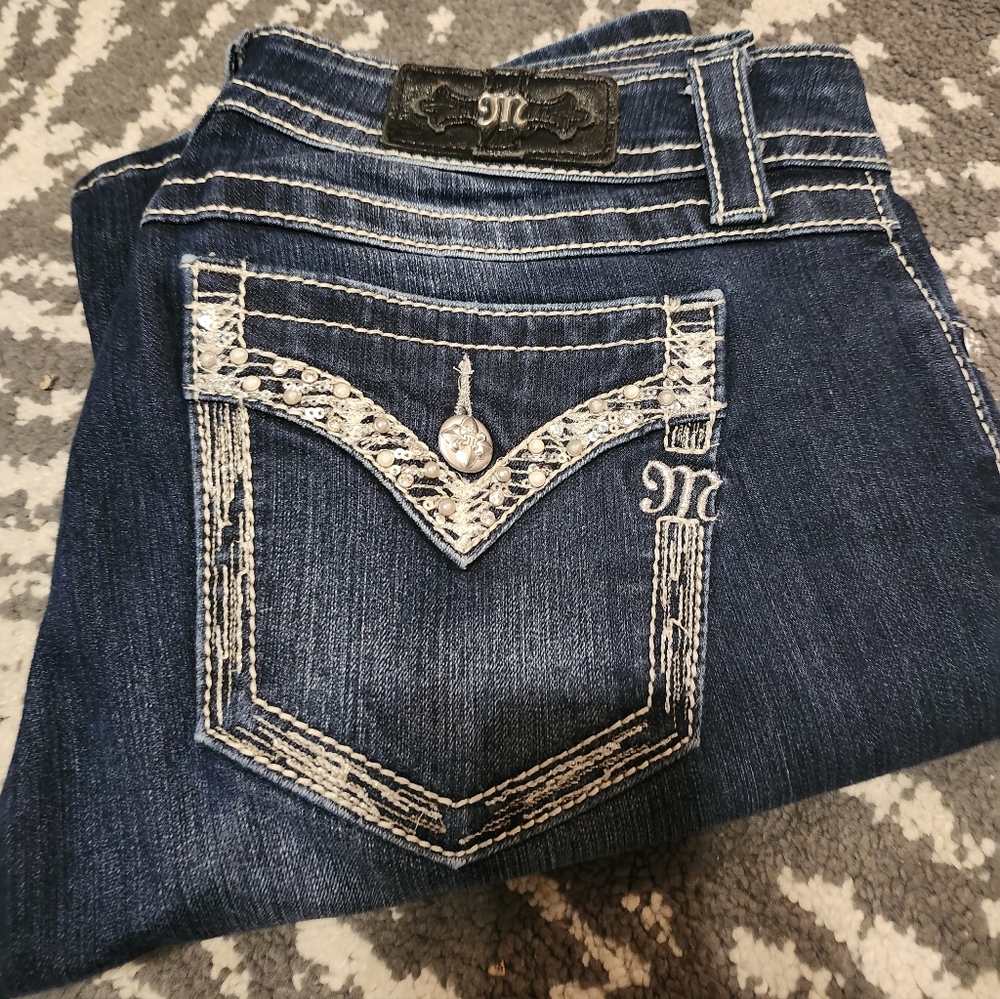 MISS ME BOOT CUT Blue Jeans